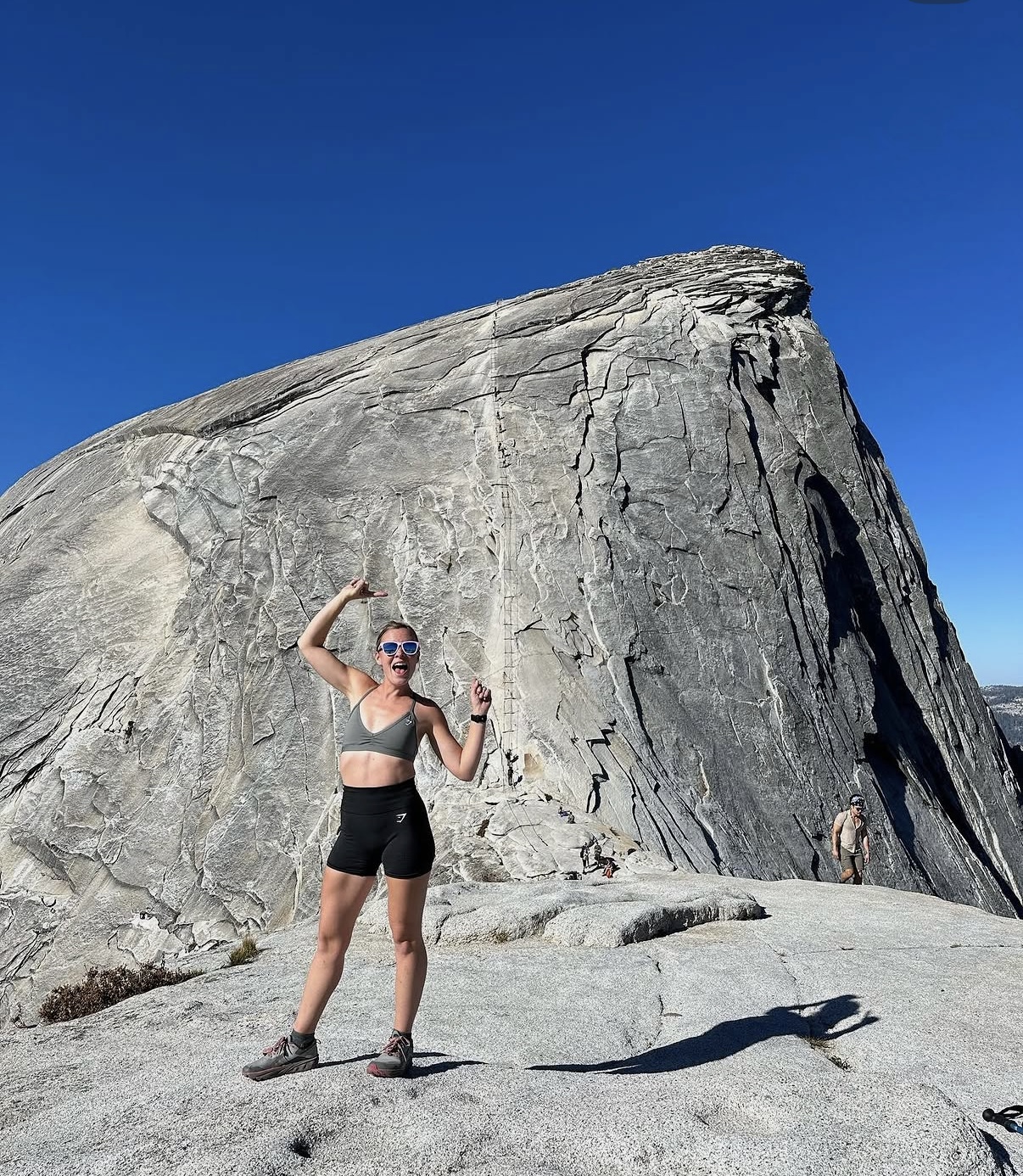 Erin In Wanderland hiking in Yosemite
